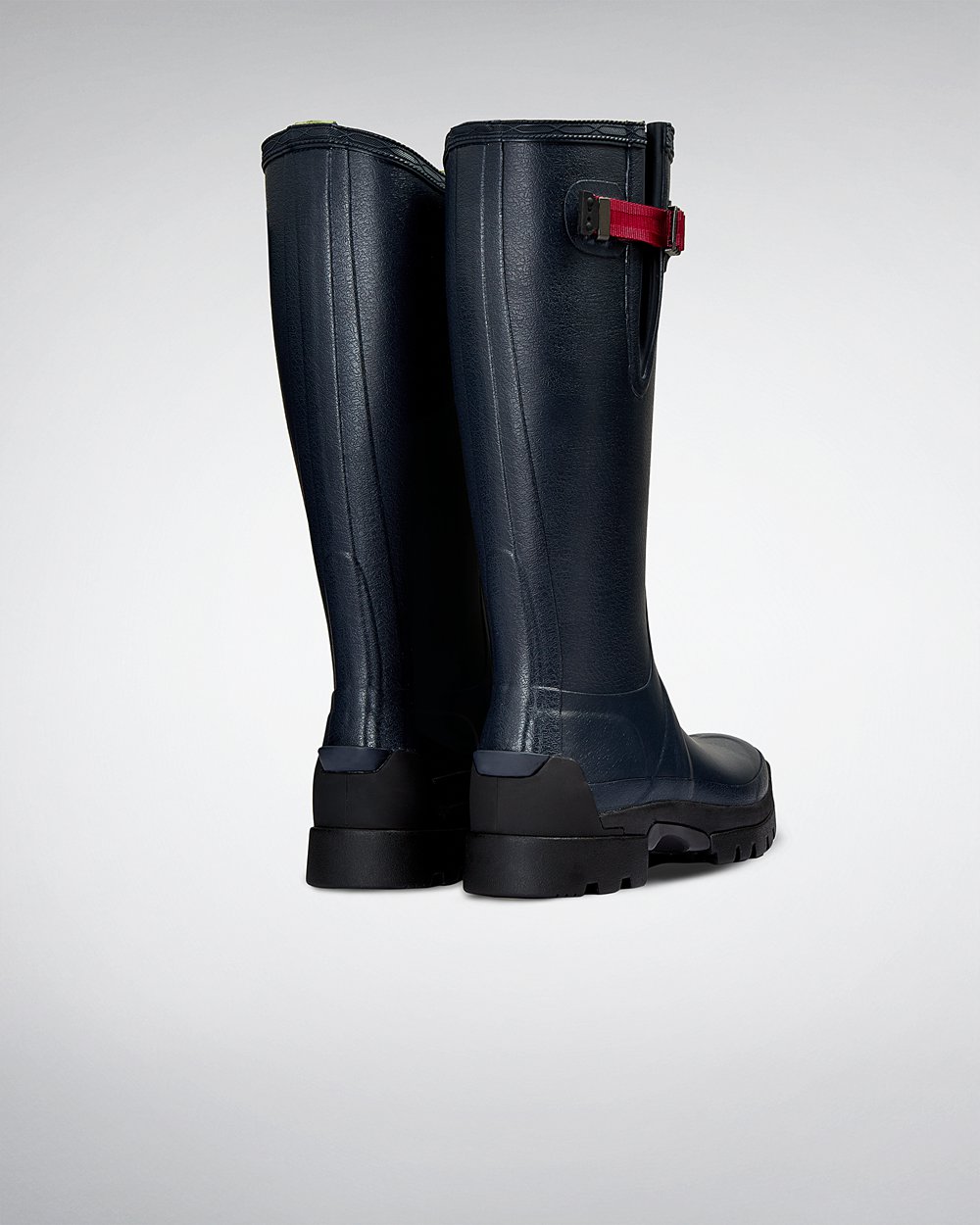 Hunter Mujer Balmoral Side Adjustable 3Mm Neoprene - Botas de Lluvia Azul Marino - 308-OQZDMC